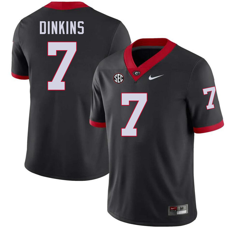 Rasean Dinkins Georgia Jersey,University Of Georgia Bulldogs Football Jersey,Uniforms,Gears-Black